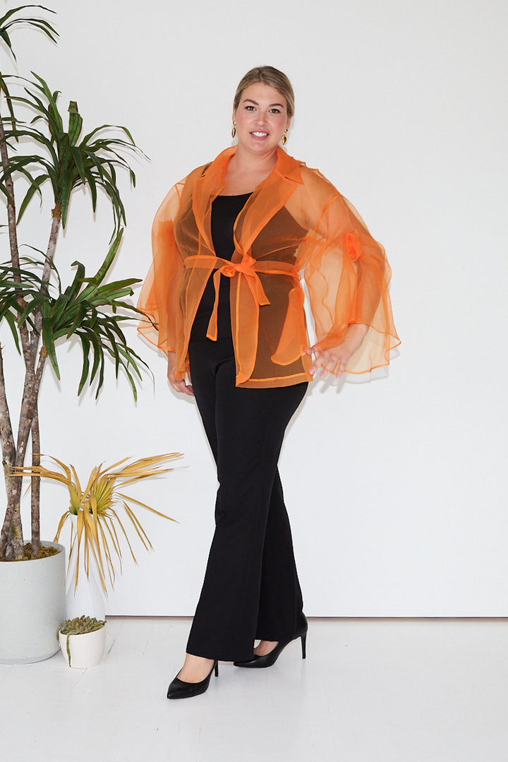 Amber Organza Kimono Outerwear