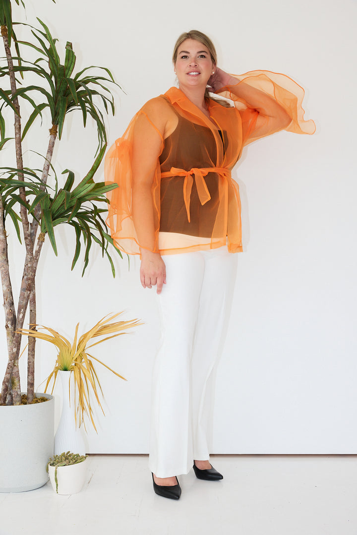 Amber Organza Kimono Outerwear