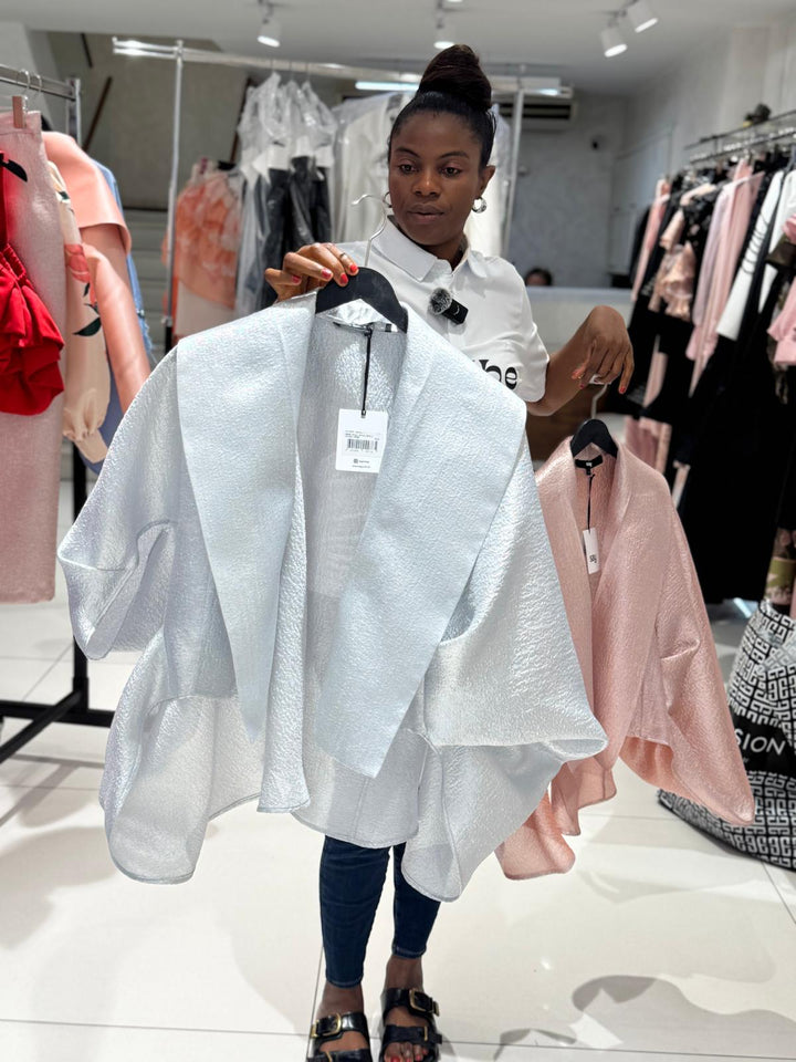 Luxurious Silver Blouse