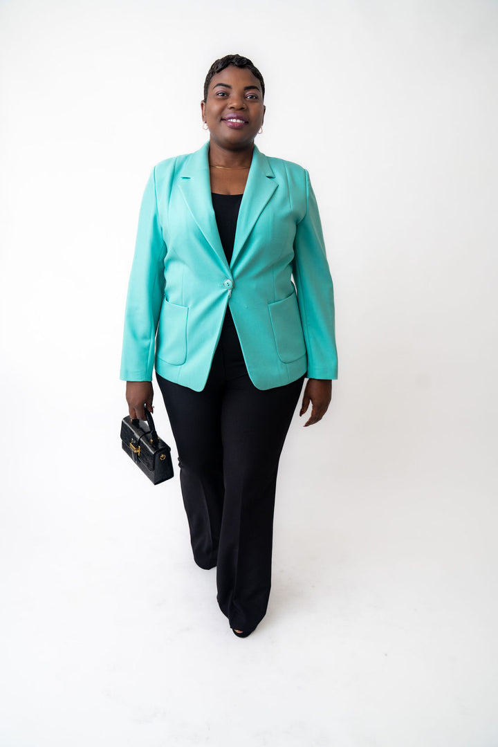 Turquoise blazer