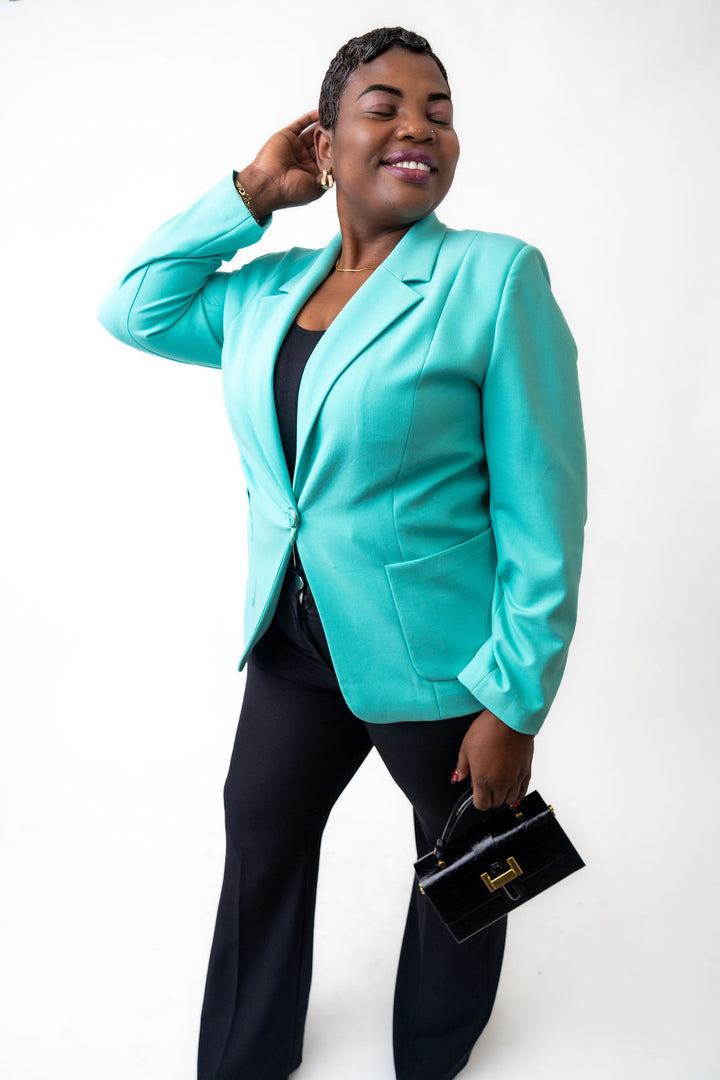 Turquoise blazer