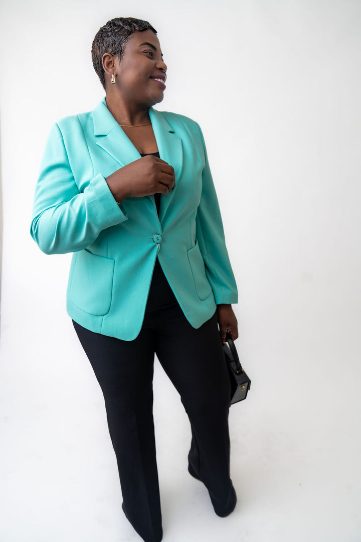 Turquoise blazer