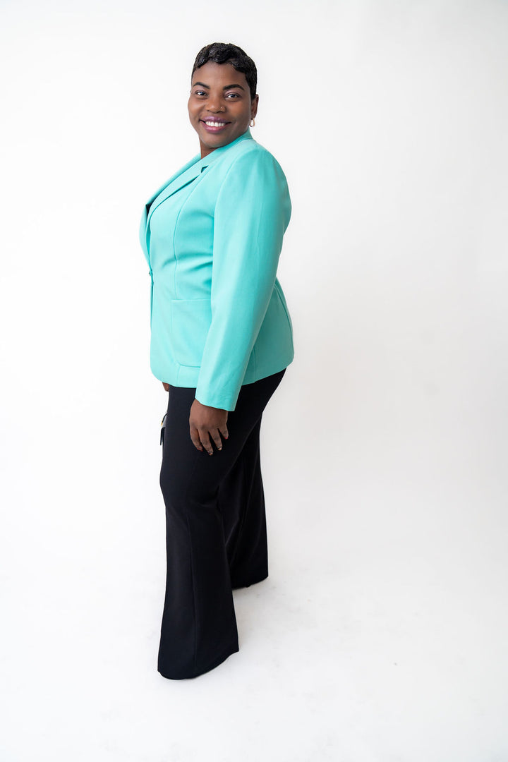 Turquoise blazer