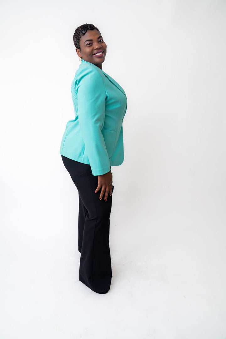 Turquoise blazer