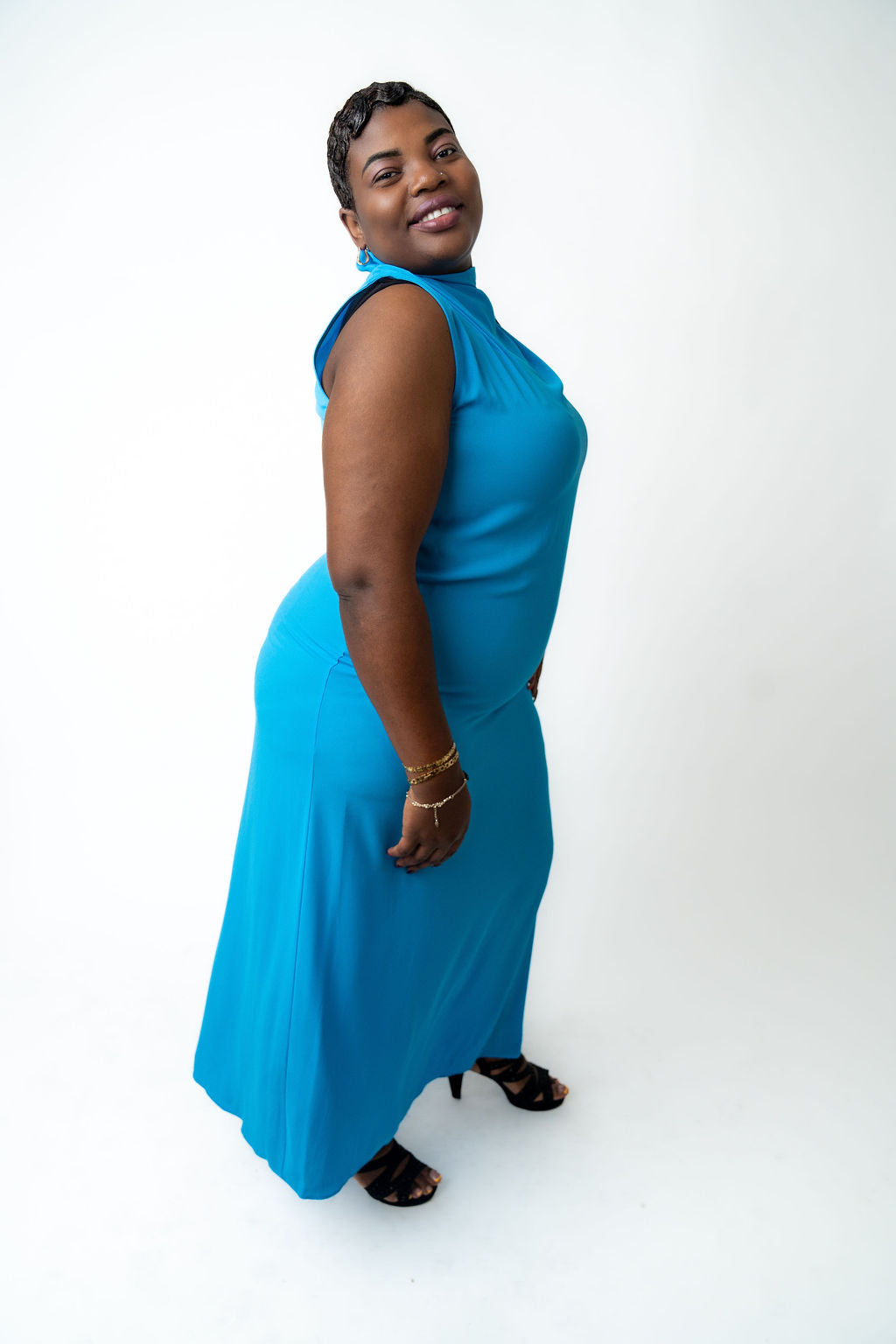 Blue dress