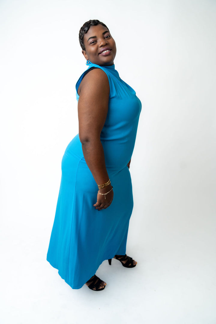 Blue dress
