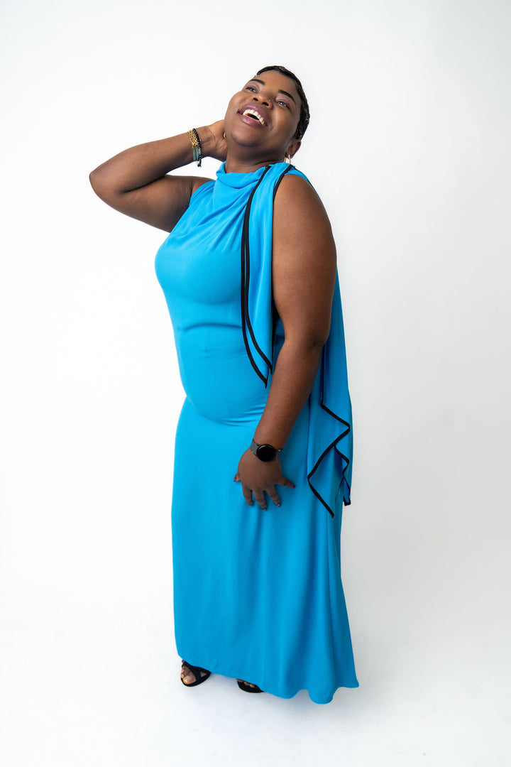 Blue dress
