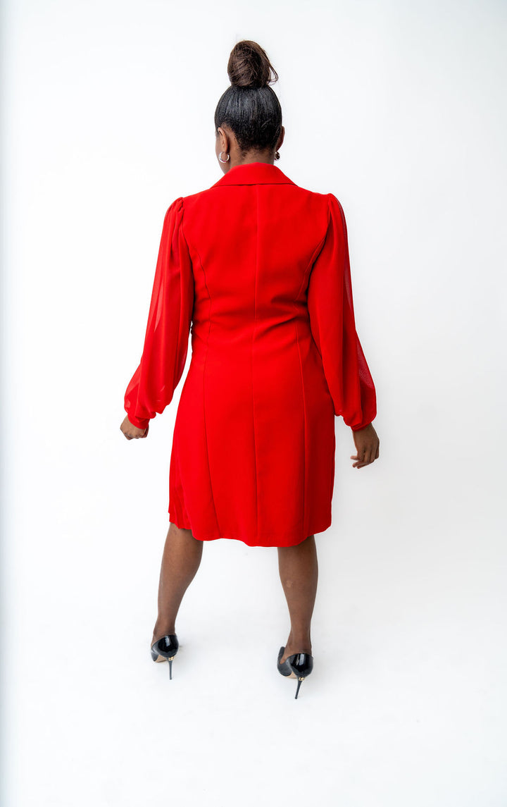 Red dress