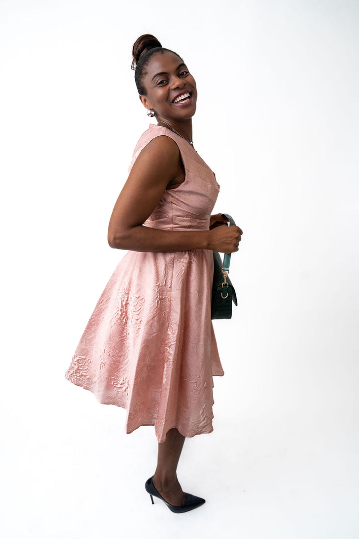 pink dress
