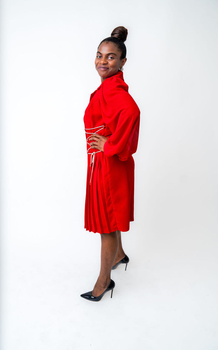 Red dress