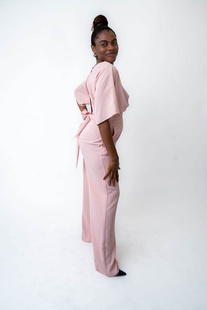 Pink jumpsuit