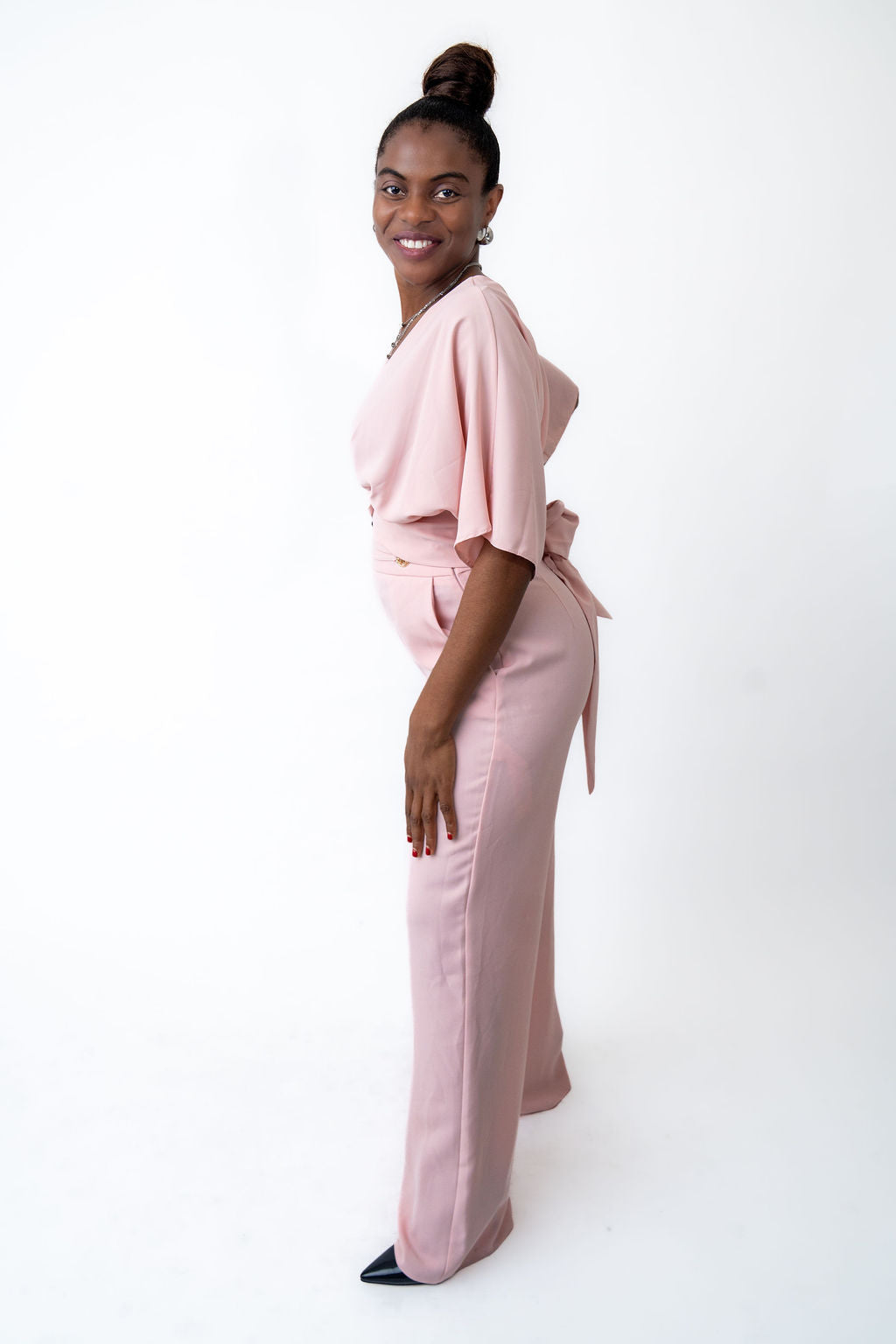 Pink jumpsuit