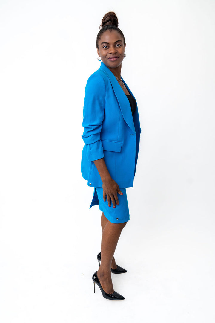 Blue suit