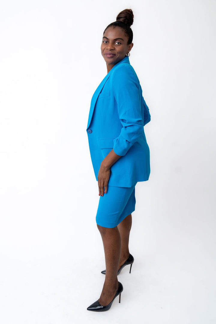 Blue suit
