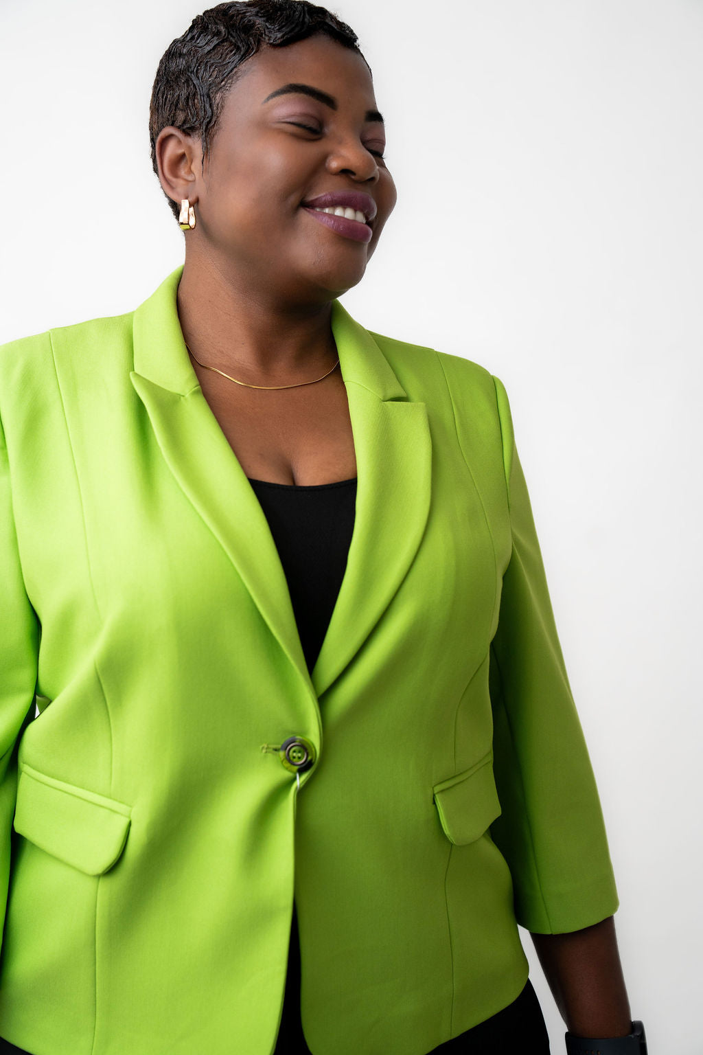 Lemon Green Blazer