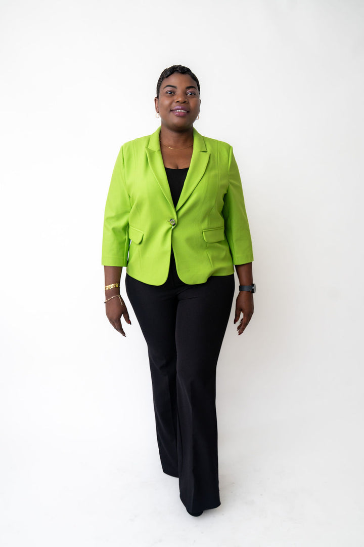 Lemon Green Blazer