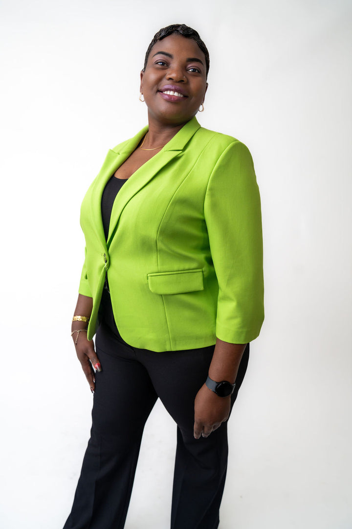 Lemon Green Blazer