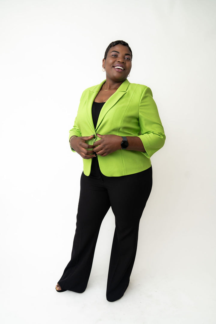 Lemon Green Blazer