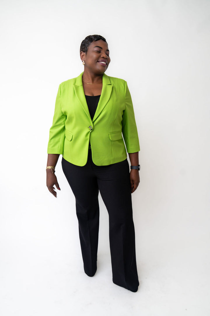 Lemon Green Blazer