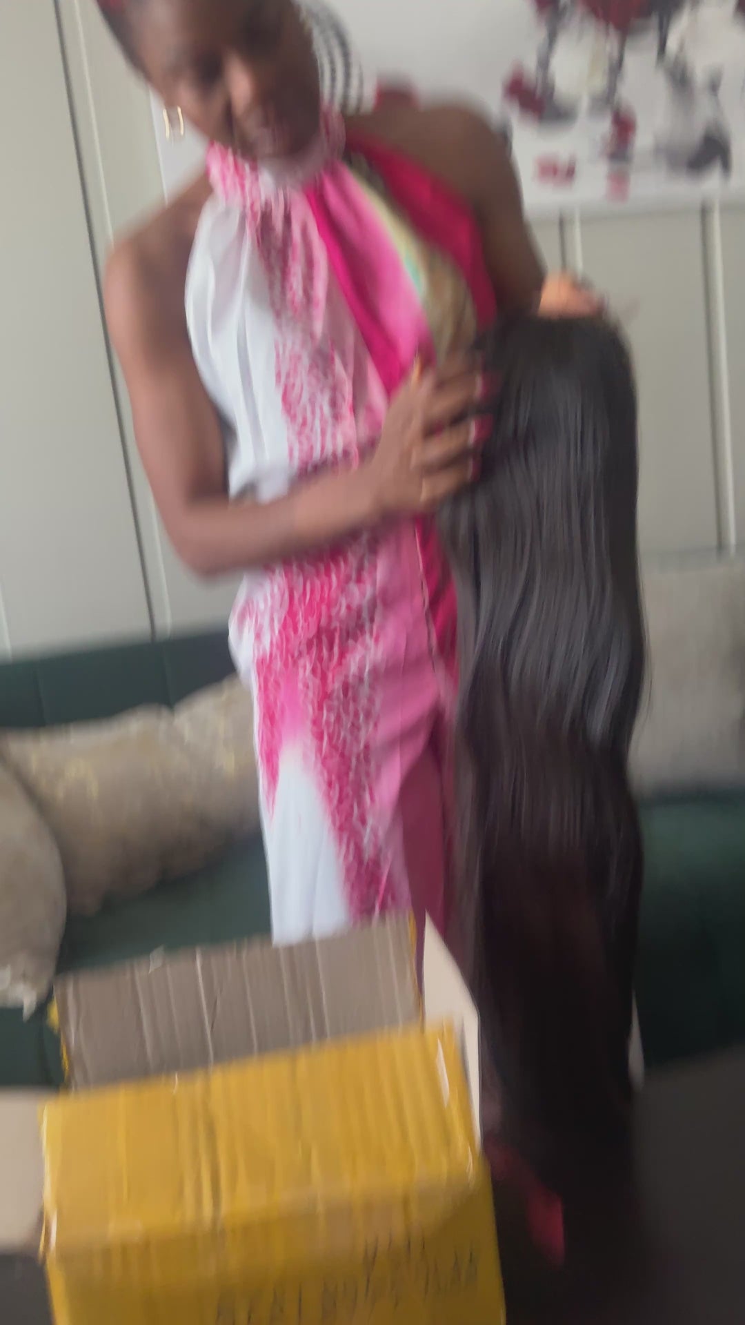 26 Inches Baby Raw Vietnames hair. 5X5 HD lace (26 inches). Natural Color
